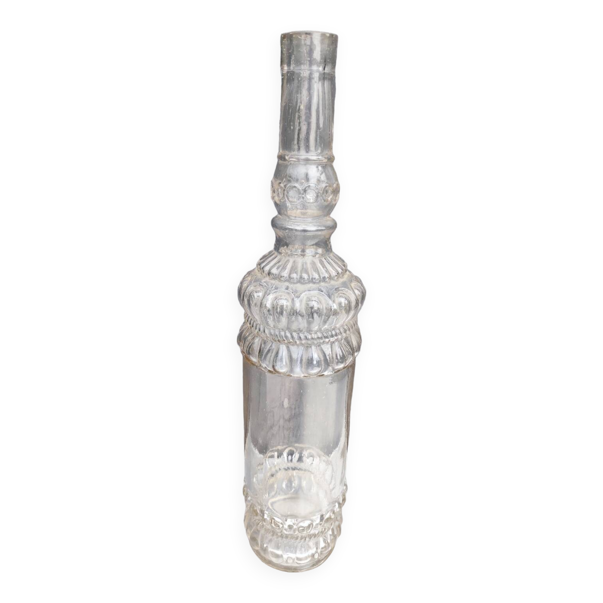 Old blown glass bottle, 19th