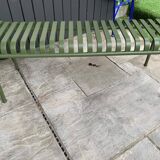 Hay Palissade dining table, chairs and bench