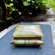 Onyx catchall from Italy, 1960s.