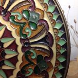 Decorative wall plate mosaic pattern
