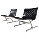 Lounge chairs 'Luar by Ross Littell for ICF of Padova, Italy, 1965