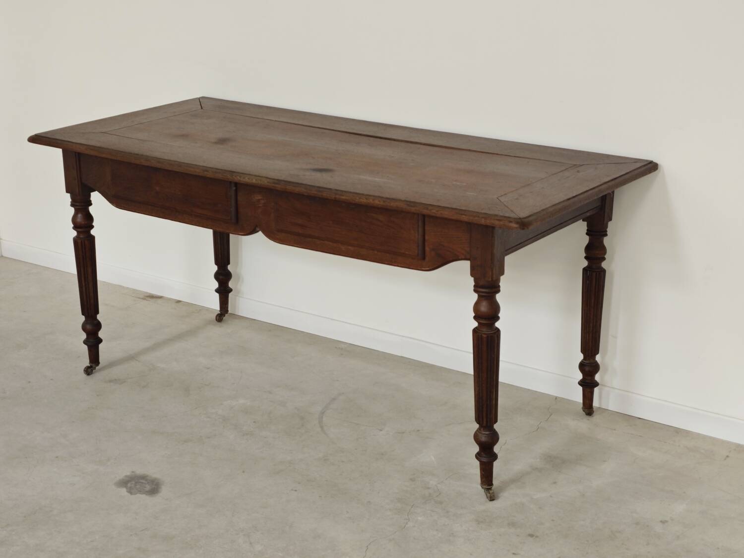 1940s farmhouse table in solid oak