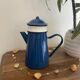 Enamelled tin coffee pot