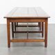 Grande table à manger ancienne en chêne anglais du début du XIXe siècle