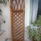 Paravent rotin vintage