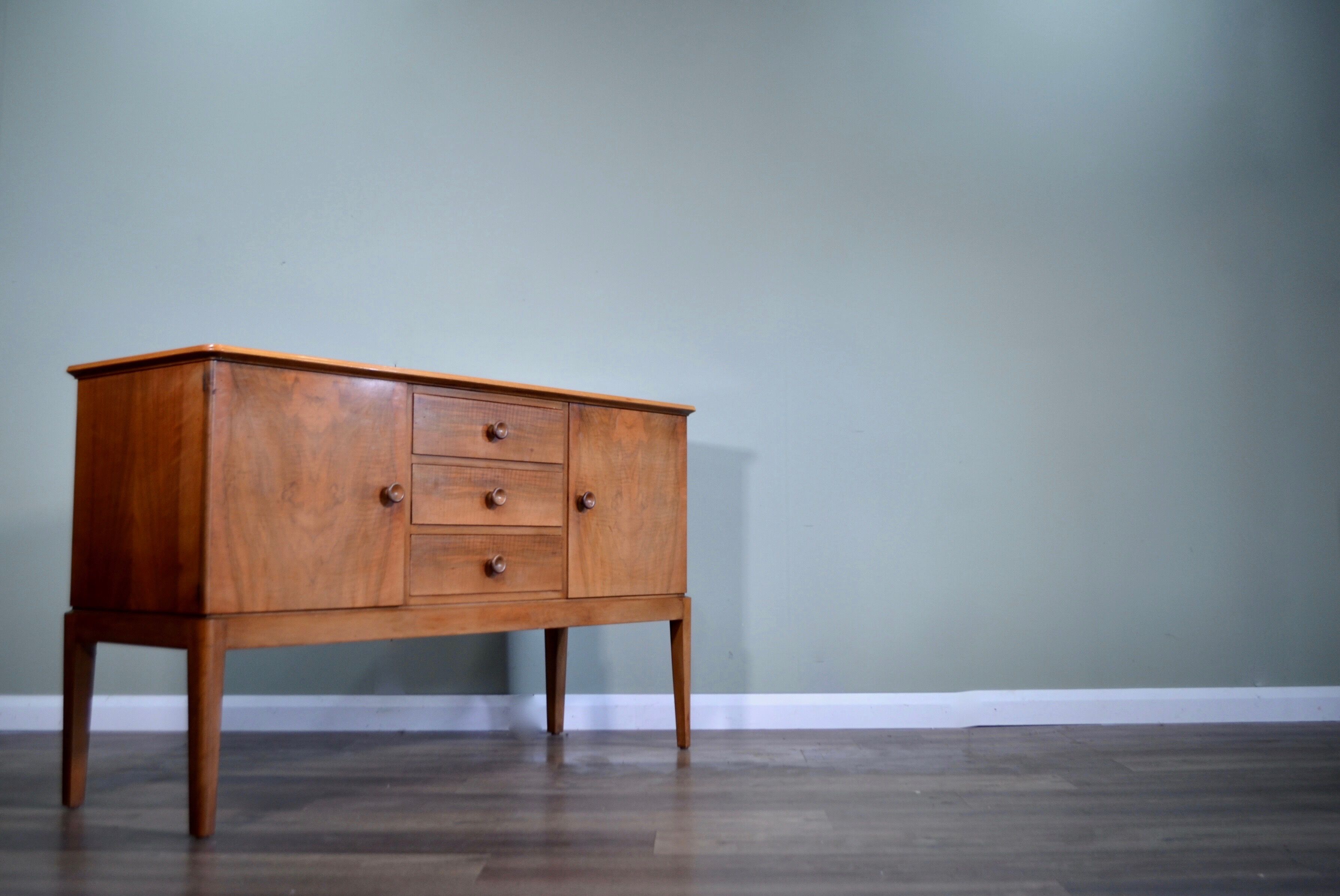 Midcentury Gordon Russell for Heal's Walnut Sideboard. Vintage / Modern / Retro / Danish / Scandinavian style.