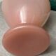 Large pink opaline vase
