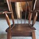 Pair of Brutalist oak armchairs, 1970