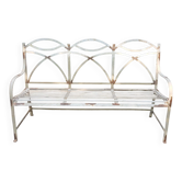Banc de jardin français antique, banc de parc