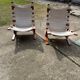 The Siesta chair set by Ingmar Relling 1965 — brown wood and beige fabric