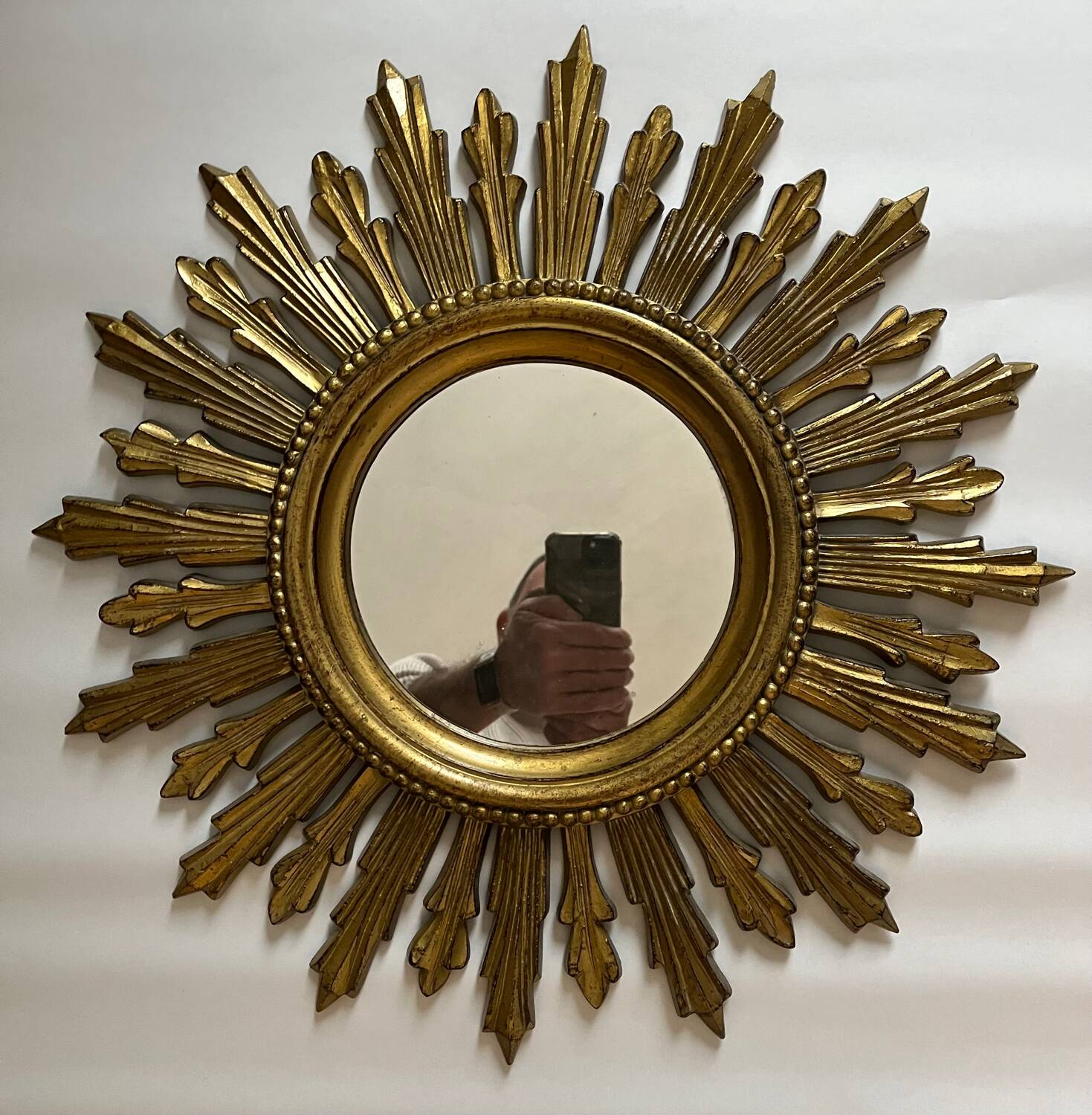 Vintage sun mirror
