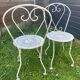 Wrought iron chairs