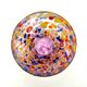 Set of 6 blown glass glasses with Murano murrine.
