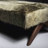 Original Daybed PJ-L-12-A by Pierre Jeanneret for Chandigarh Project, 1950s