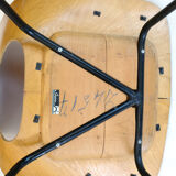 Pierre Guariche set of 6 Tonneau chairs, Steiner, 1960.