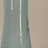 Soliflore in blown and engraved glass