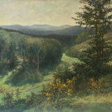 HSP painting "Tree Valley Landscape" by Othon Pfeiffer