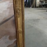Mirror period gilded restoration in wood and stucco, 119x63 cm