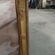 Restoration period gilt mirror in wood and stucco, 119x63 cm