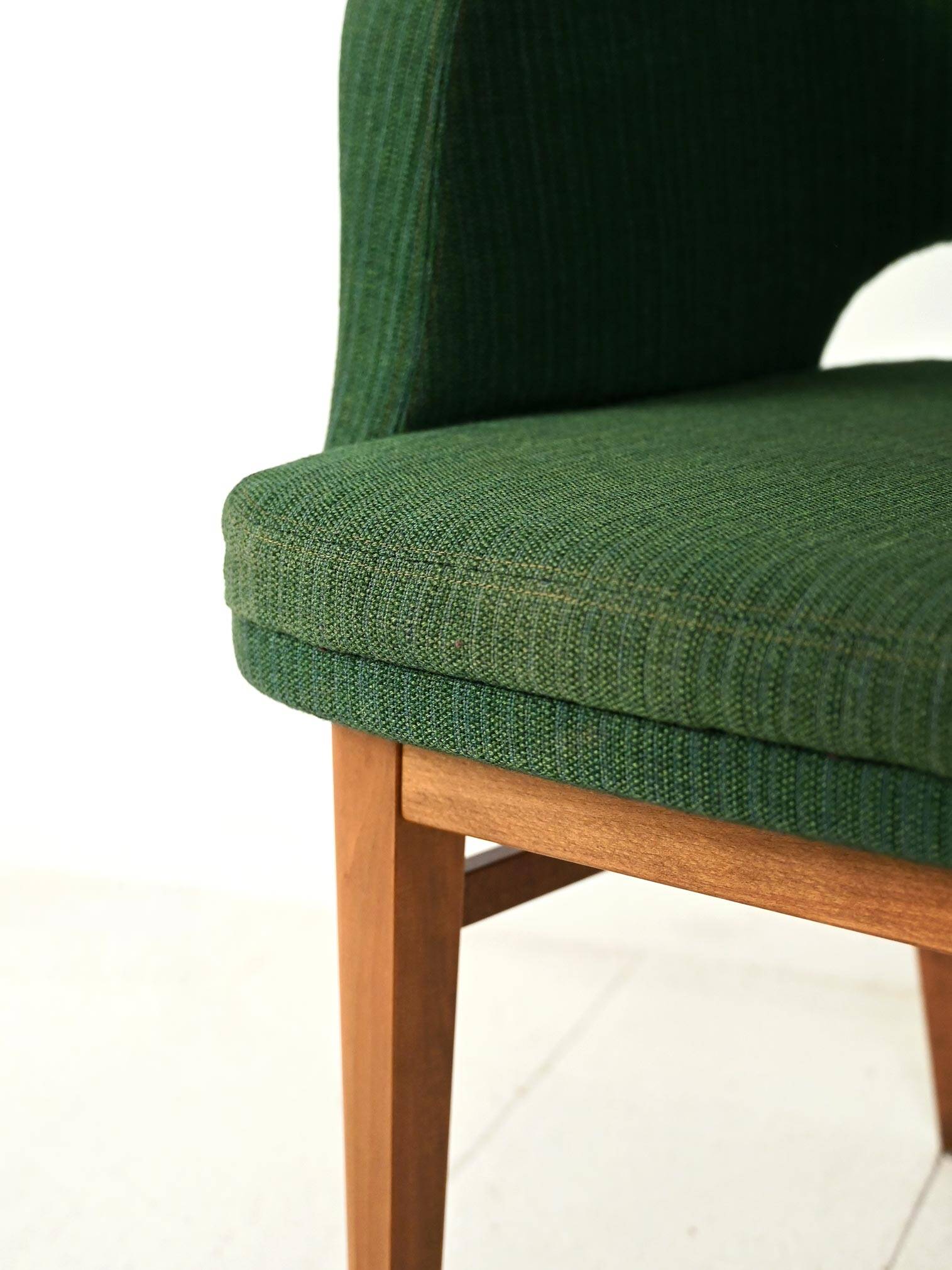 Oslosund armchair by Kinnarps in forest green, 1950s