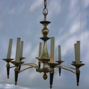 Lustre Empire en bronze et laiton doré