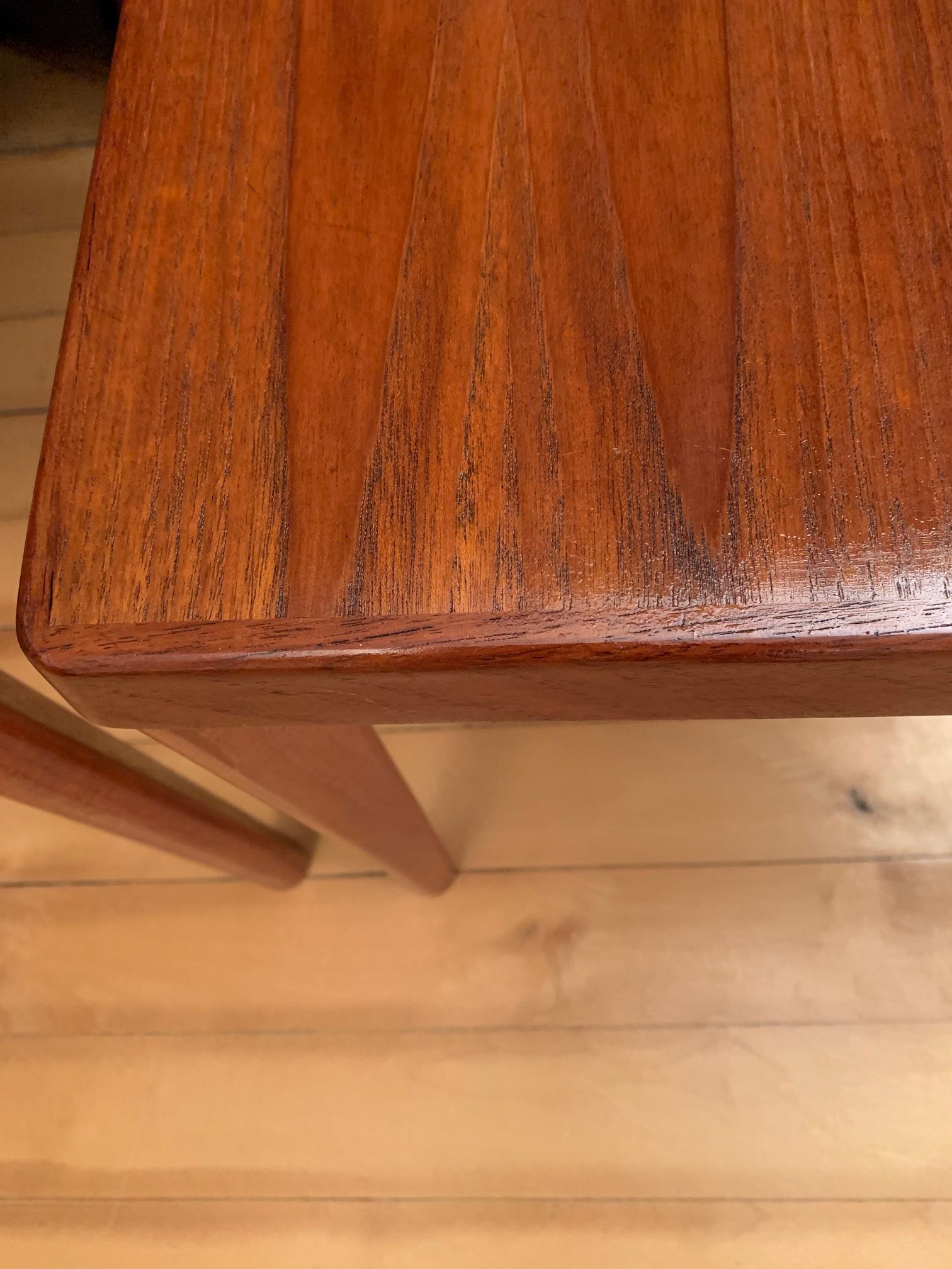 Pair of side tables by Henning Kjaernulf, Vejle Møbelfabrik, Denmark, 1960s