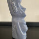 Vintage ethnic vase in glazed porcelain
