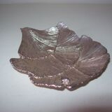 Empty pocket in silver metal
