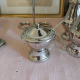 Antique English silver-plated condiment server