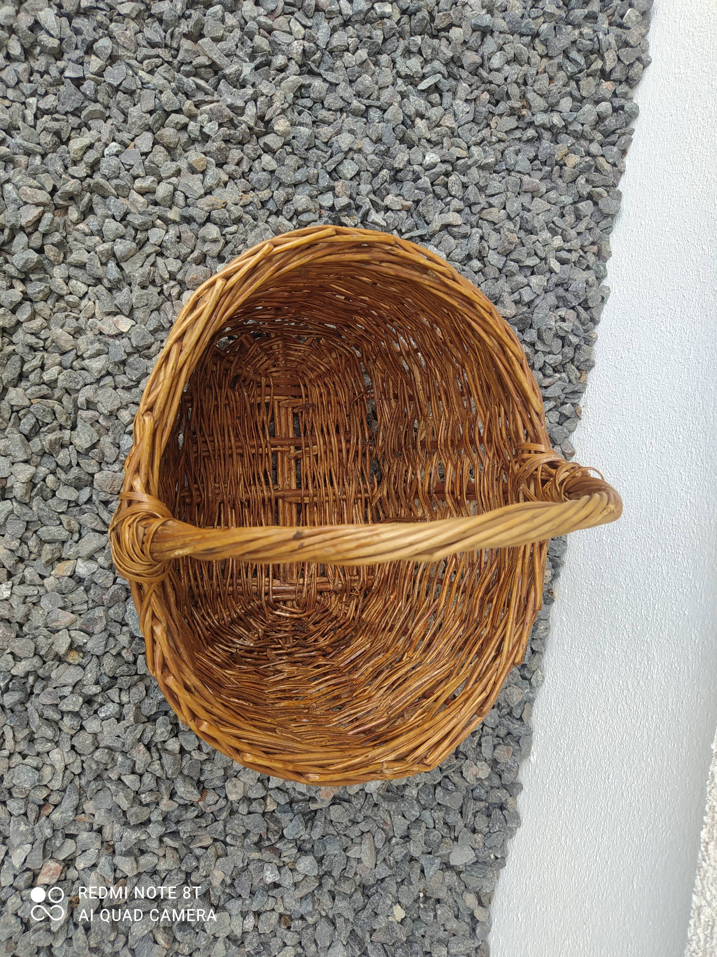 Vintage wicker basket
