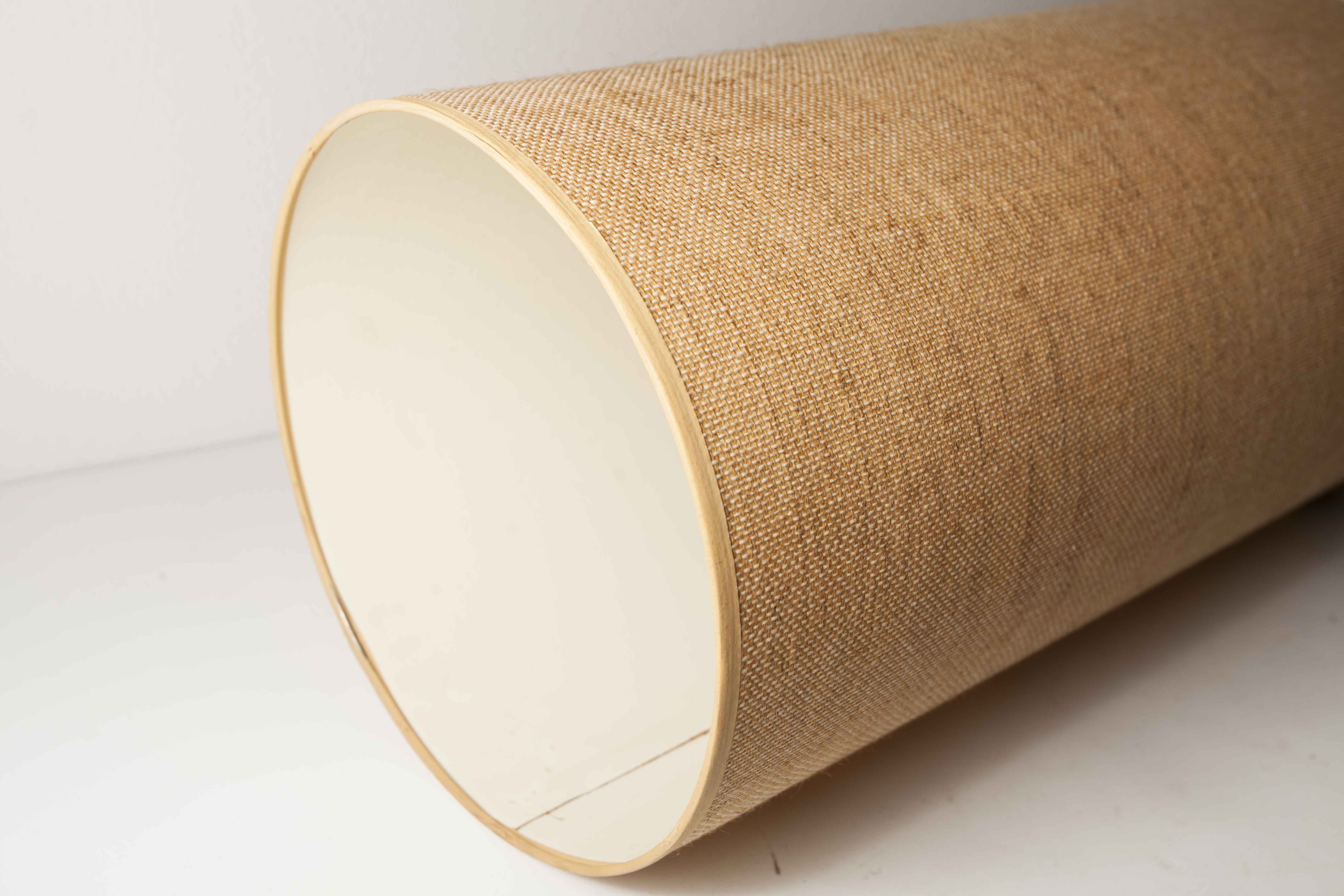 70's beige blue floor lamp