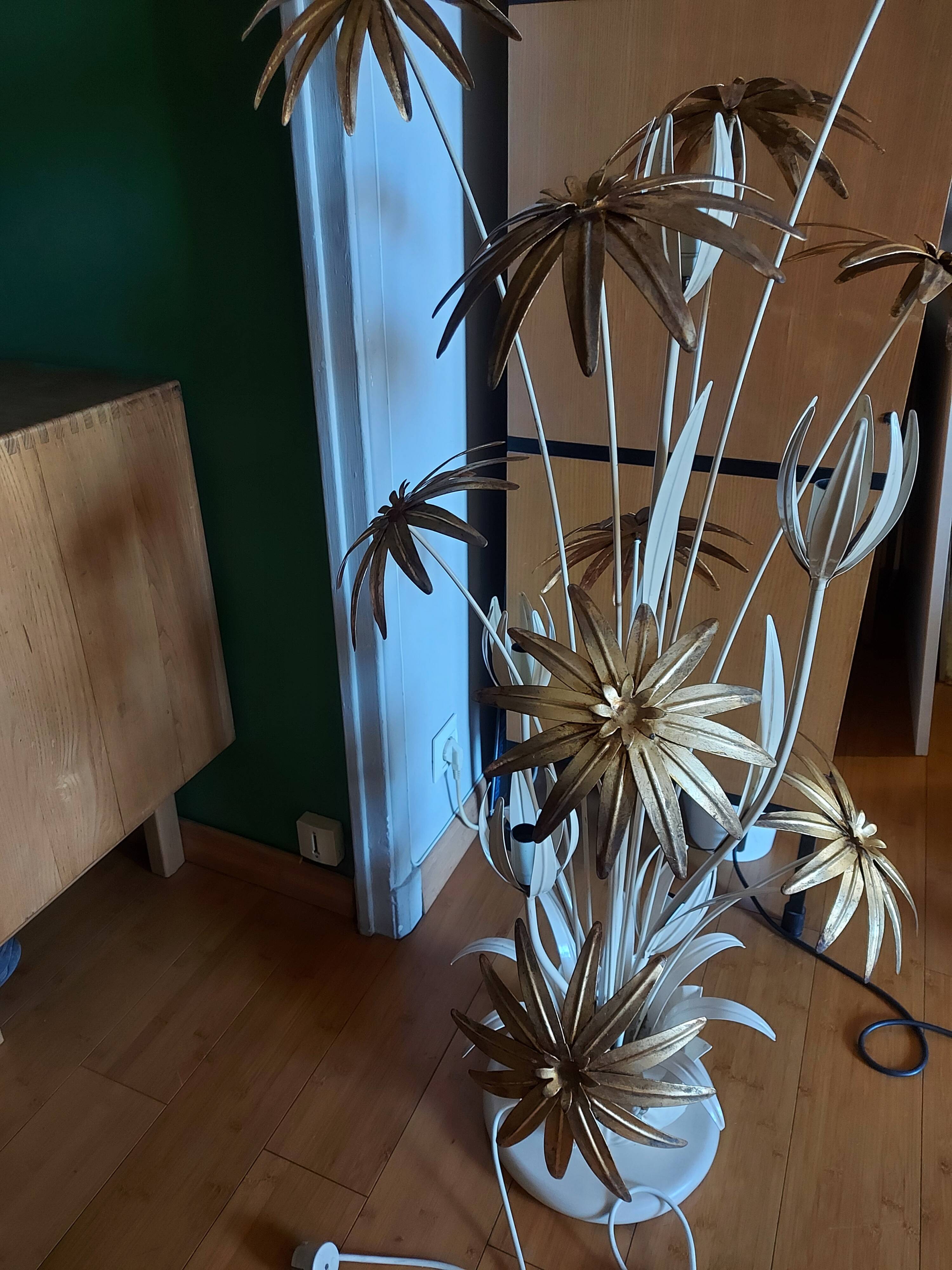 Flower floor lamp design 70'S , Hans Kögl