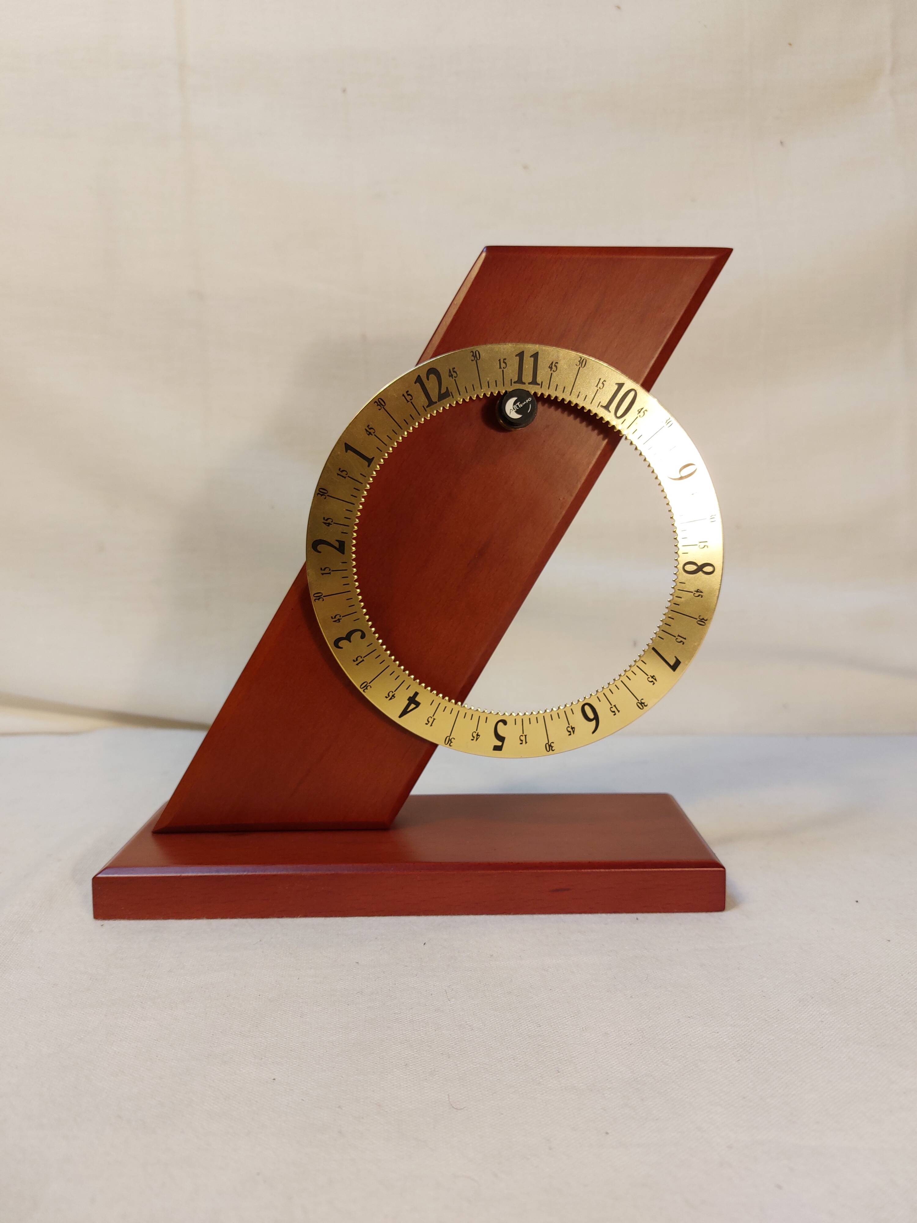 Artempo designer table clock by suko - 80s