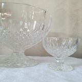 Crystal dessert service