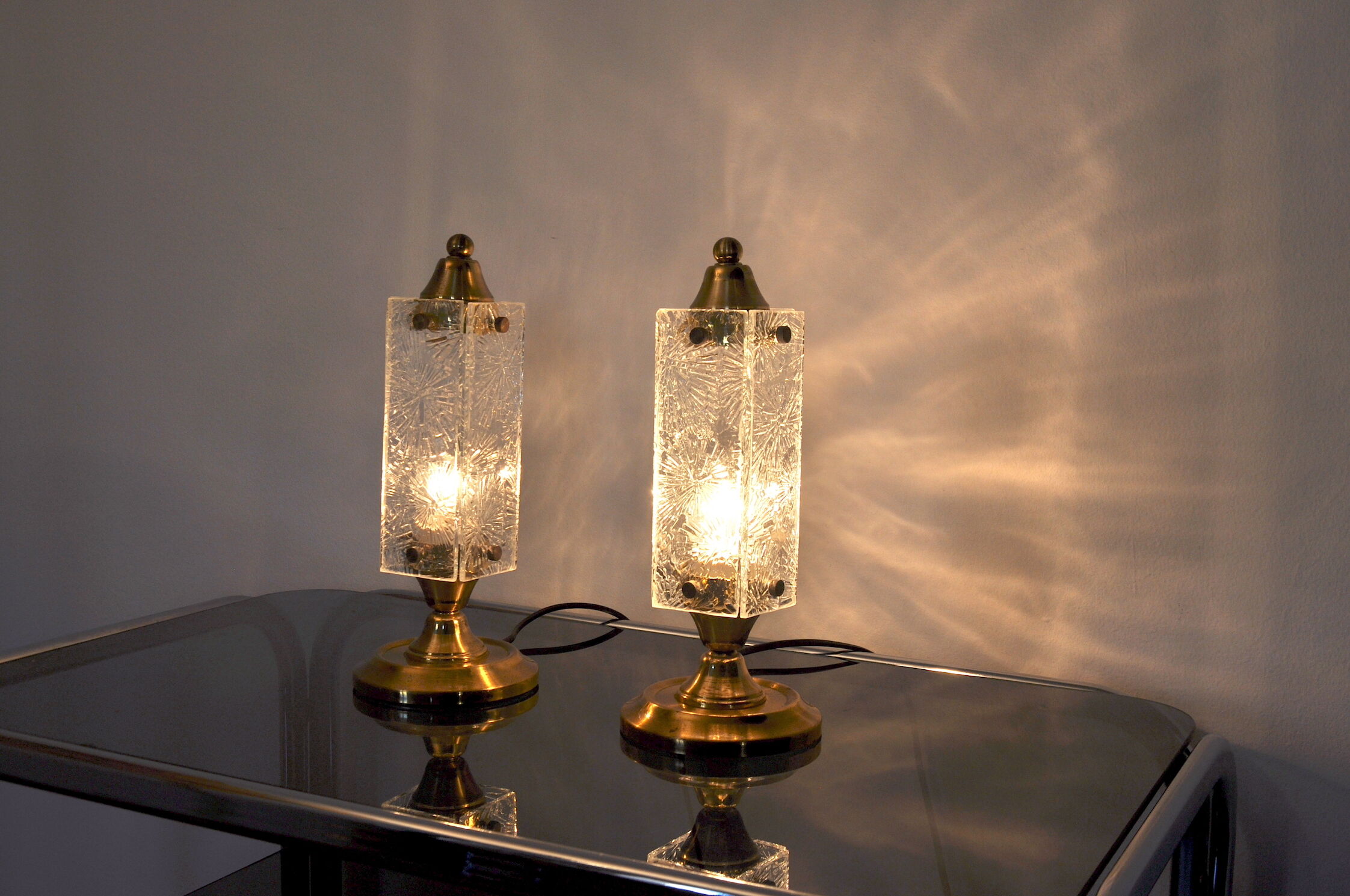 Paire de Lampes Kinkeldey 1960