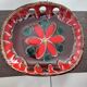 Magnificent decorative plate or fruit bowl signed Vallauris vintage.