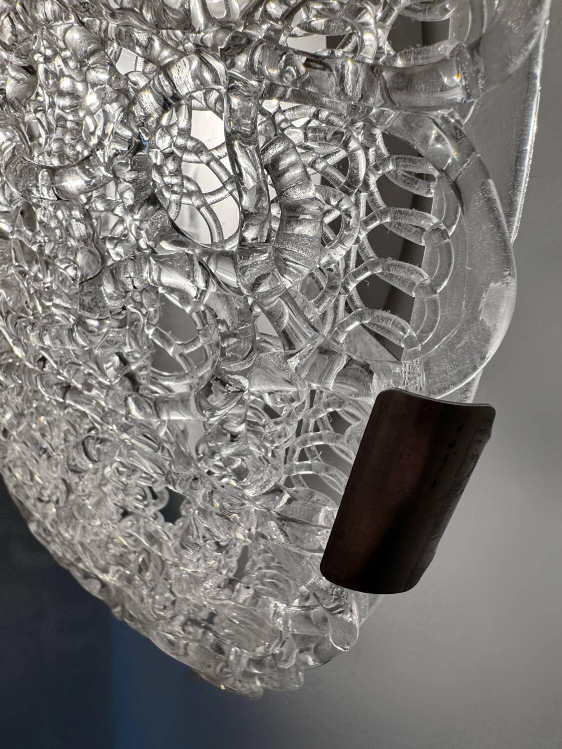 90s plastic spaghetti wall light