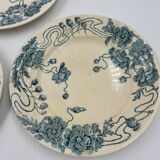 Set of 3 Longwy plates
