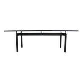 Table à manger en acier et bois LC6 de Le Corbusier et al. pour Cassina.