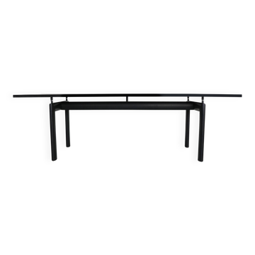 Early LC6 steel and wood dining table by Le Corbusier et al. for Cassina