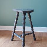 Bluish-grey tripod stool