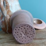 Puisaye stoneware filter teapot, Mallet pottery