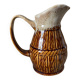 Ceramic barrel-shaped jug, height 17 cm.
