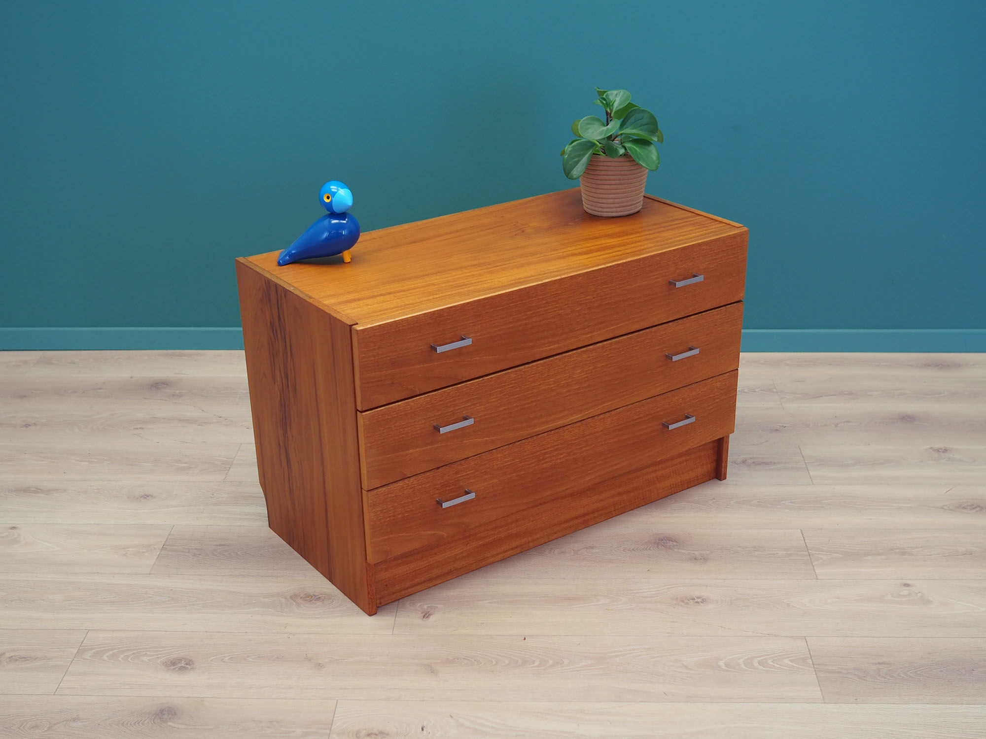 Teak chest of drawers, 1990s, Danish design, production: Denmark