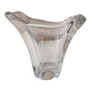 Beautiful Daum crystal vase, France, 1970