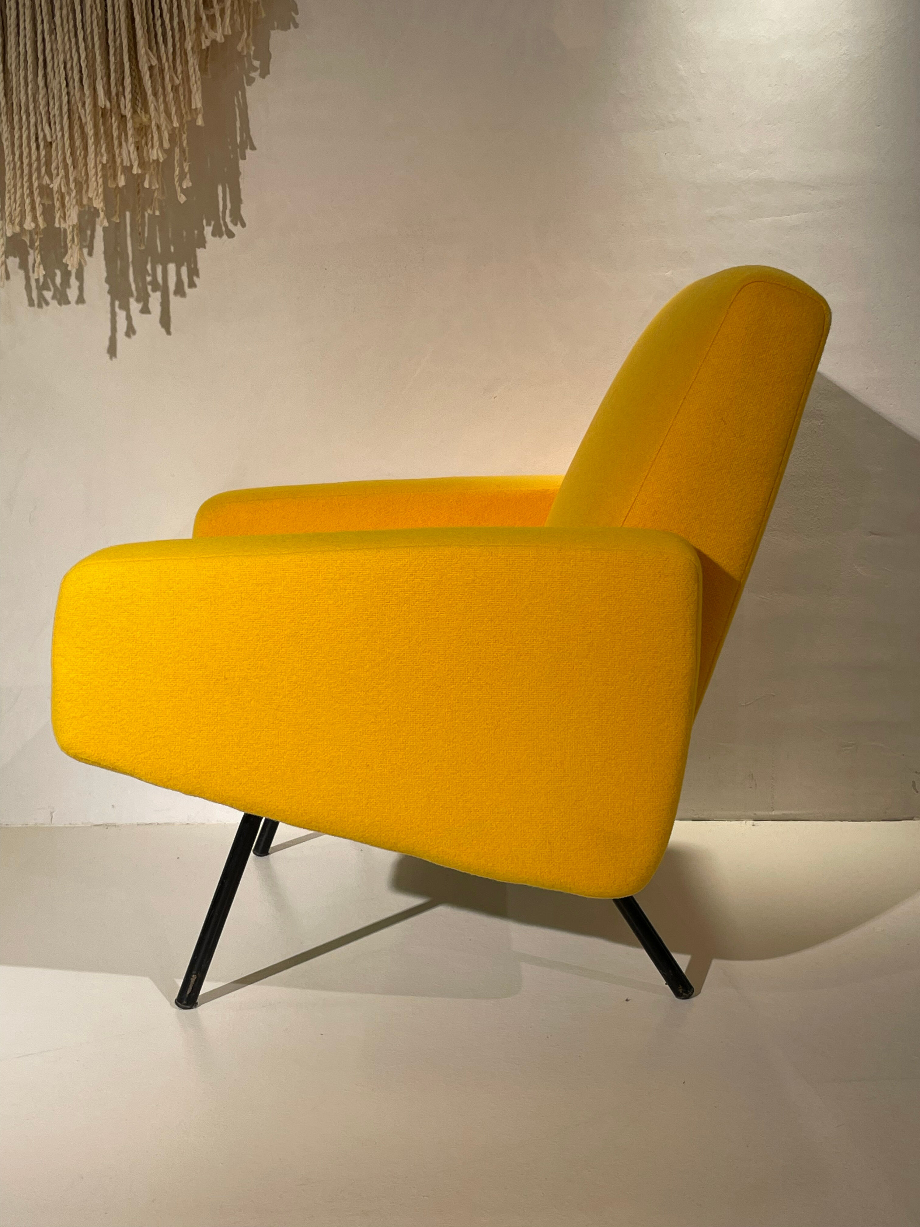 Armchair 743 by Joseph-André Motte for Steiner