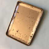 Beveled travel mirror