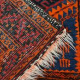 Colorful hand-knotted oriental rug 145x86cm