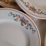 St Clément Félicie dessert plates 60's