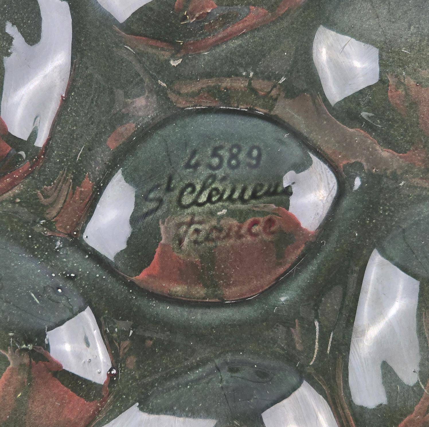 Oyster plate – St Clément – emerald green